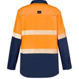ZW470 Mens Hi Vis Outdoor Segmented Tape Long Sleeve Shirt