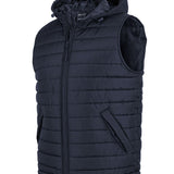 Hooded Puffer Vest Mens JB-3AHV