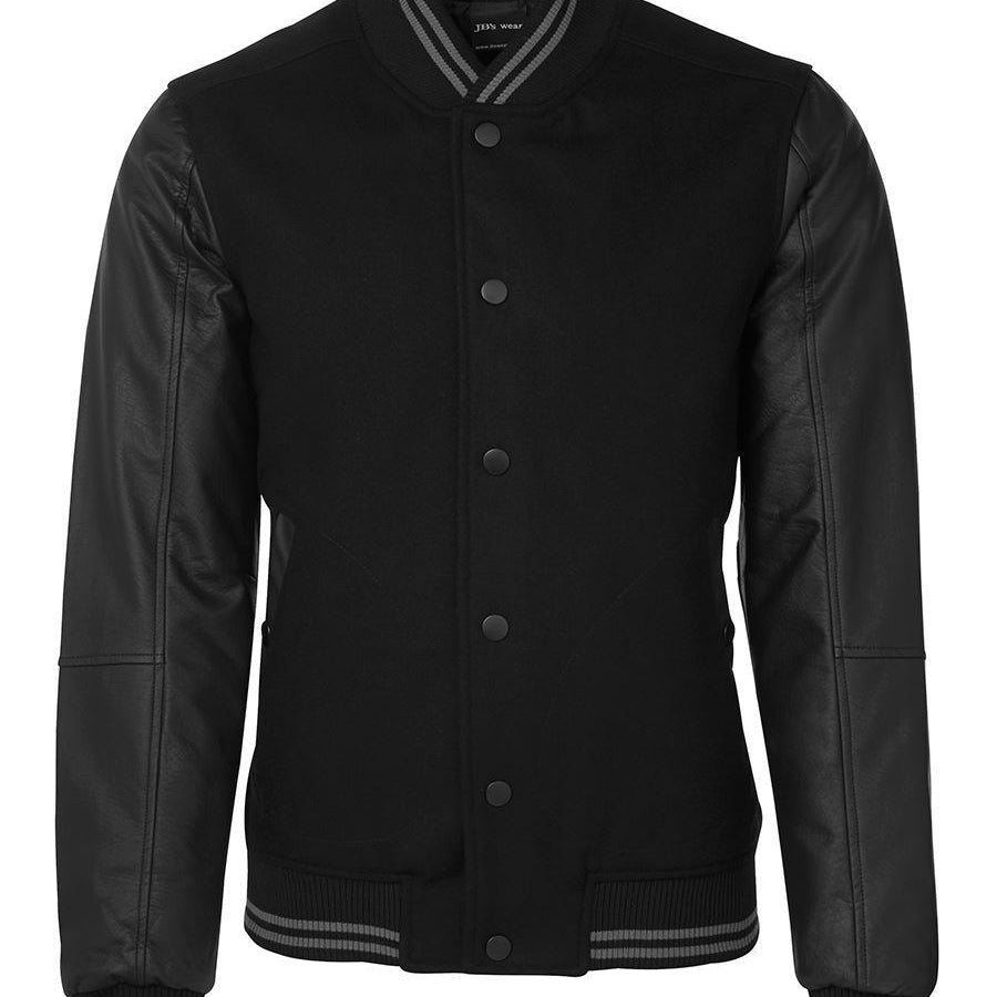 Art Leather Baseball Jacket  JB-3BLJ
