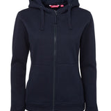 Full Zip Fleece Hoodie Ladies JB-3HJ1
