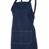 Cross Back Bib Denim Apron - 65x71cm JB-5ACBB