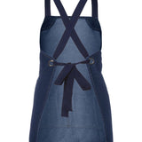 Cross Back Bib Denim Apron - 65x71cm JB-5ACBB