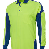 Hi Vis L/S Arm Panel Polo JB-6AP4L