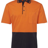 Hi Vis S/S Cotton Polo JB-6CPHV