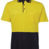 Hi Vis S/S Cotton Polo JB-6CPHV