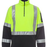 Hi Vis (D+N) H Pattern Biomotion 1/2 Zip Polar Fleece JB-6DHPF