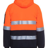 Hi Vis (D+N) Full Zip Fleecy Hoodie JB-6DNH