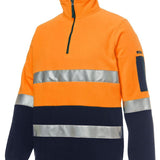 Hi Vis (D+N) 1/2 Zip Polar Fleece JB-6DNPF
