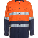 Hi Vis (D+N) L/S 190G Shirt JB-6HLS