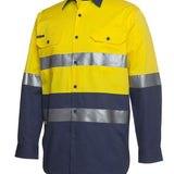 Hi Vis (D+N) L/S 190G Shirt JB-6HLS