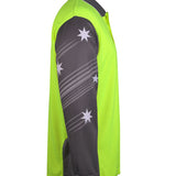 Hi Vis Southern Cross Long Sleeve Polo JB-6HSCL