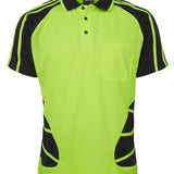 Hi Vis S/S Spider Polo JB-6HSP