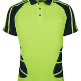 Hi Vis S/S Spider Polo JB-6HSP