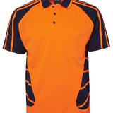 Hi Vis S/S Spider Polo JB-6HSP