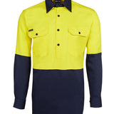 Hi Vis L/S 190g Close Front Shirt JB-6HVCF