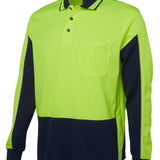 Hi Vis L/S Gap Polo JB-6HVGL