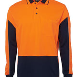 Hi Vis L/S Gap Polo JB-6HVGL