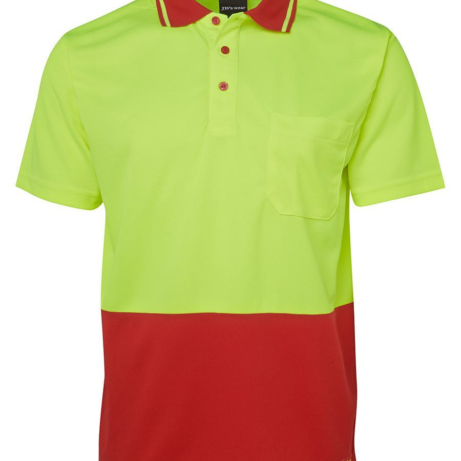 Hi Vis Non Cuff Traditional Polo JB-6HVNC