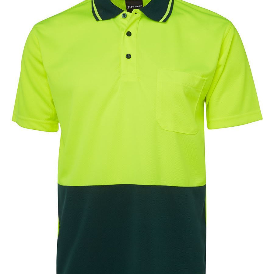 Hi Vis Non Cuff Traditional Polo JB-6HVNC