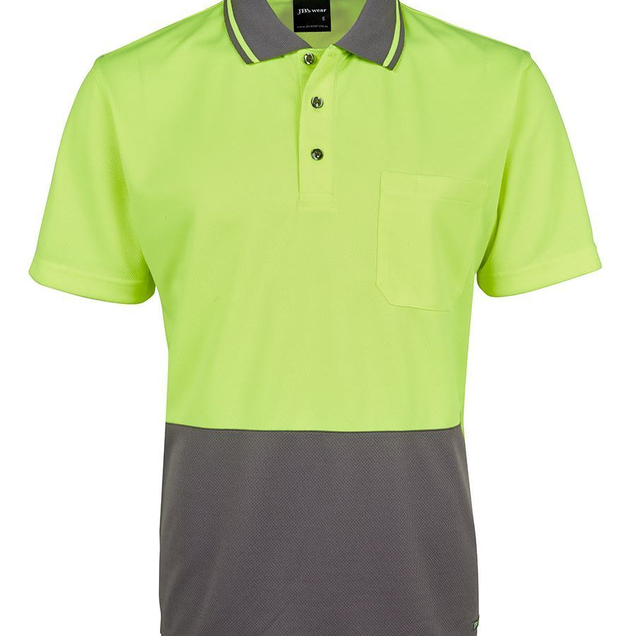 Hi Vis Non Cuff Traditional Polo JB-6HVNC