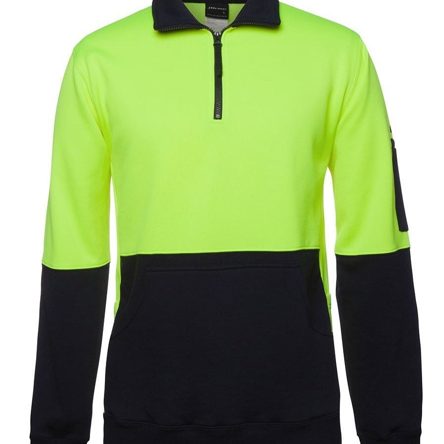 Hi Vis 330G 1/2 Zip Fleece  JB-6HVPZ