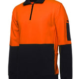 Hi Vis 330G 1/2 Zip Fleece  JB-6HVPZ