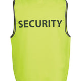 Hi Vis Safety Vest Security/Staff/Visitor JB-6HVS