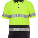 Hi Vis S/S (D+N) Traditional Polo JB-6HVST