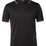 Jacquard Contrast Polo JB-7JCP