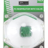 Blister (3pc) P2 Respirator With Valve JB-8C15