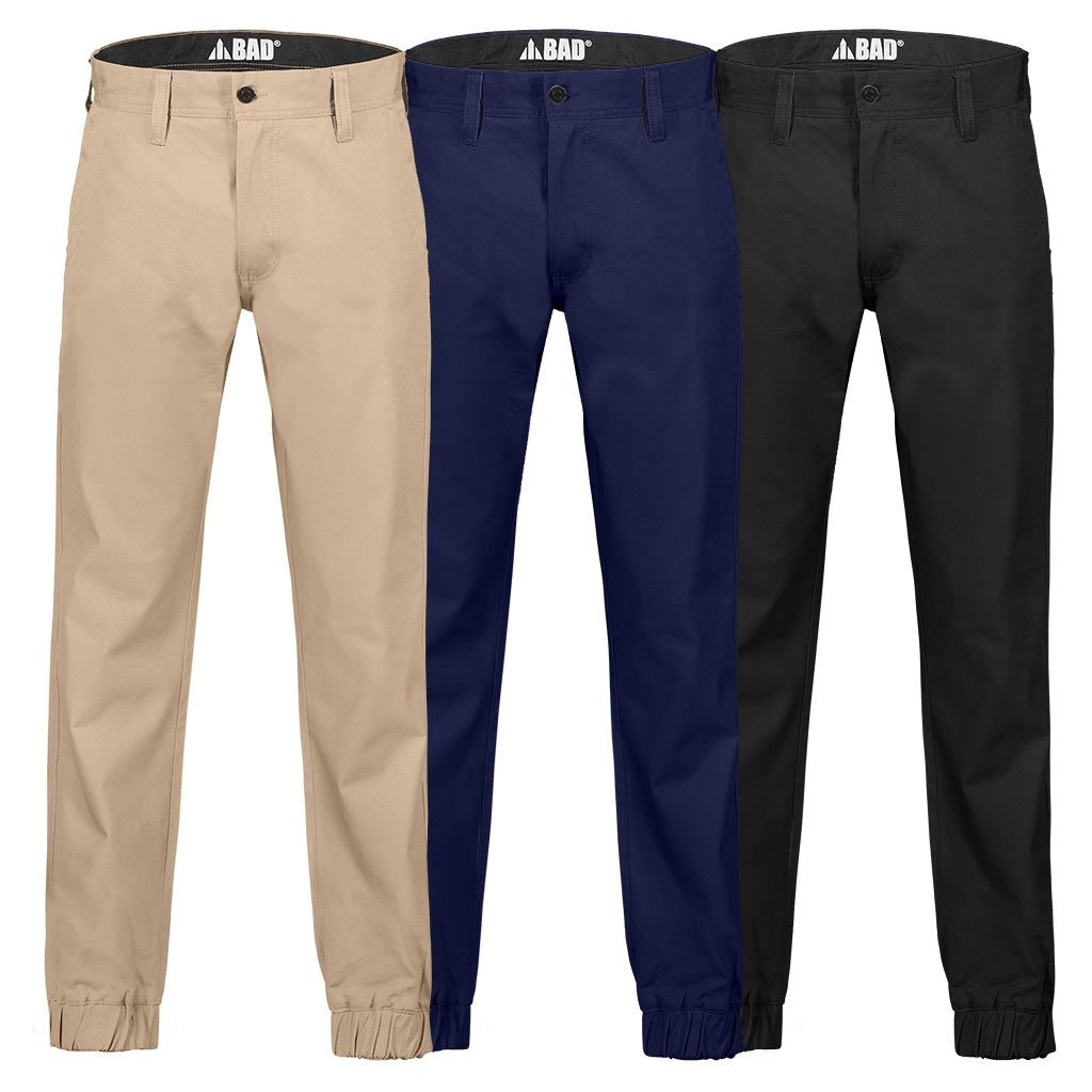BAD 247™ SLIM FIT CUFFED CHINO WORK PANTS - BAD WORKWEAR