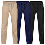 BAD 247™ SLIM FIT CUFFED ELASTIC WAIST CHINO WORK PANTS - BAD WORKWEAR