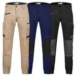 BAD ATTITUDE™ SLIM FIT CUFFED WORK PANTS - BAD WORKWEAR
