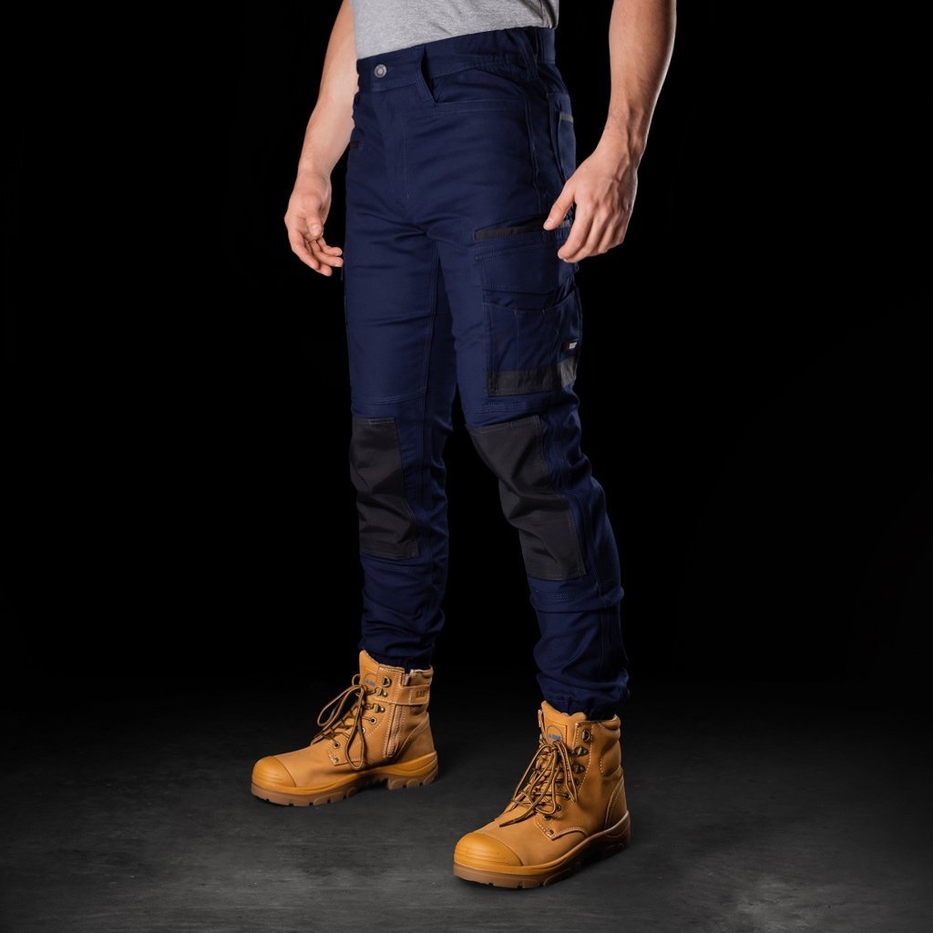 BAD ATTITUDE™ SLIM FIT CUFFED WORK PANTS - BAD WORKWEAR