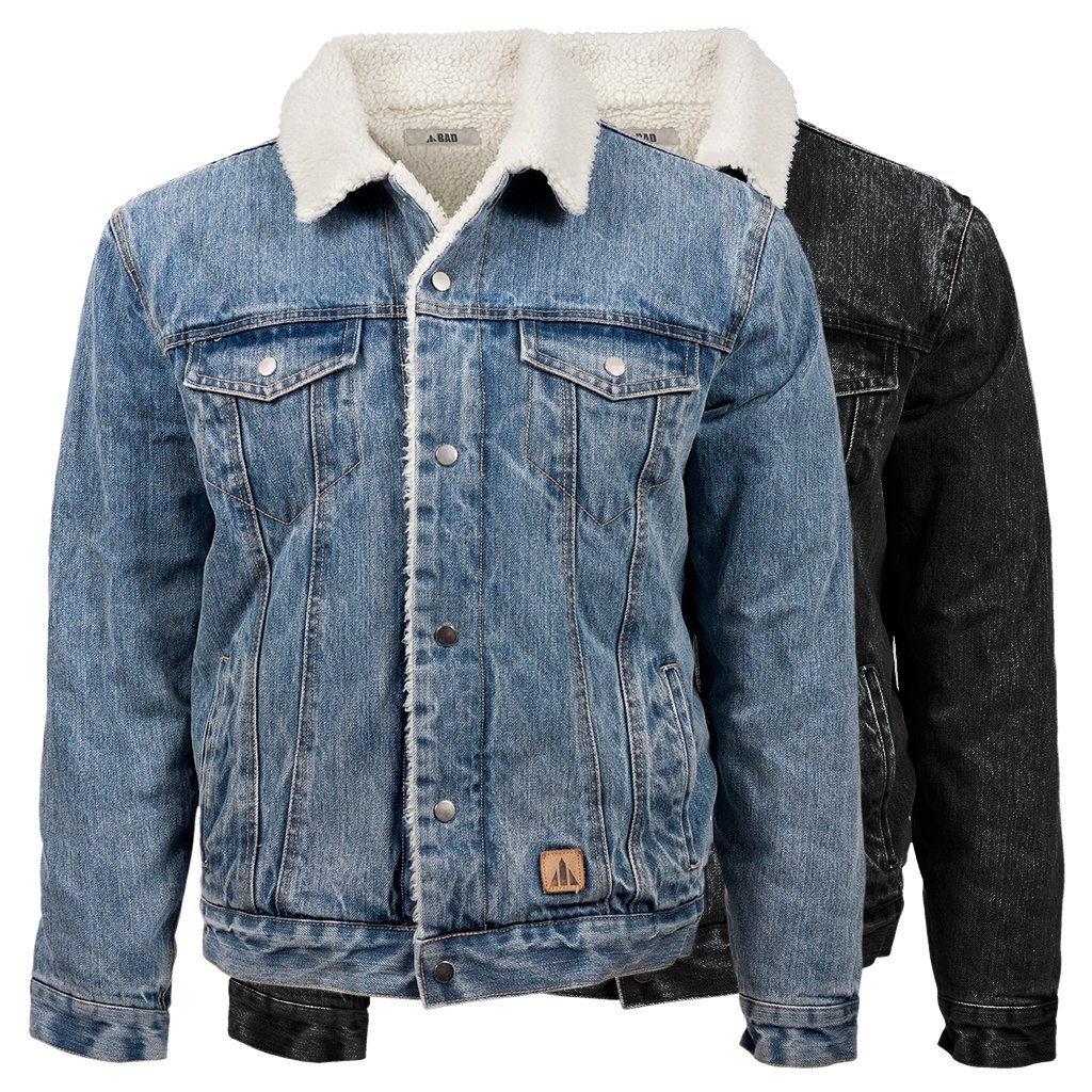 BAD DENIM SHERPA JACKET - BAD WORKWEAR
