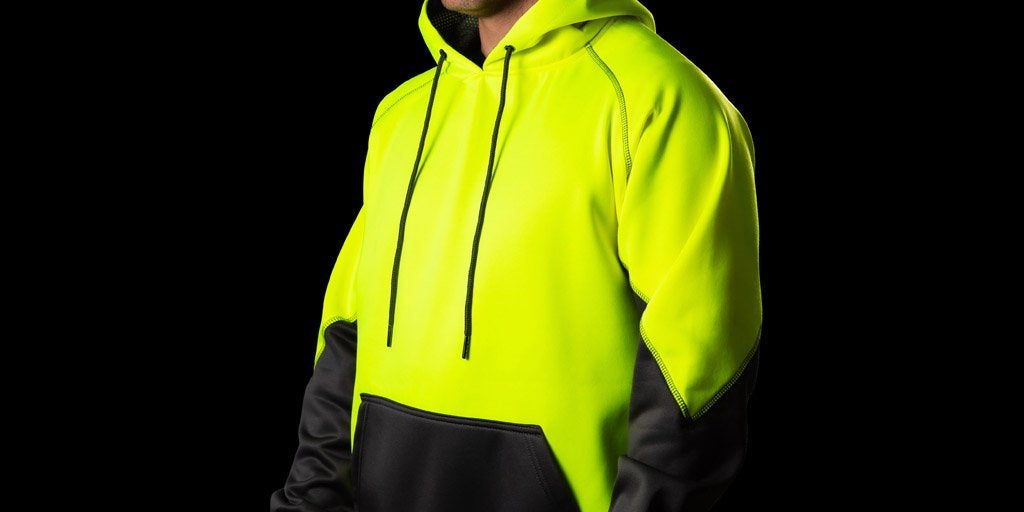 BAD ESSENTIAL™ HI-VIS FLEECE HOODIE - BAD WORKWEAR