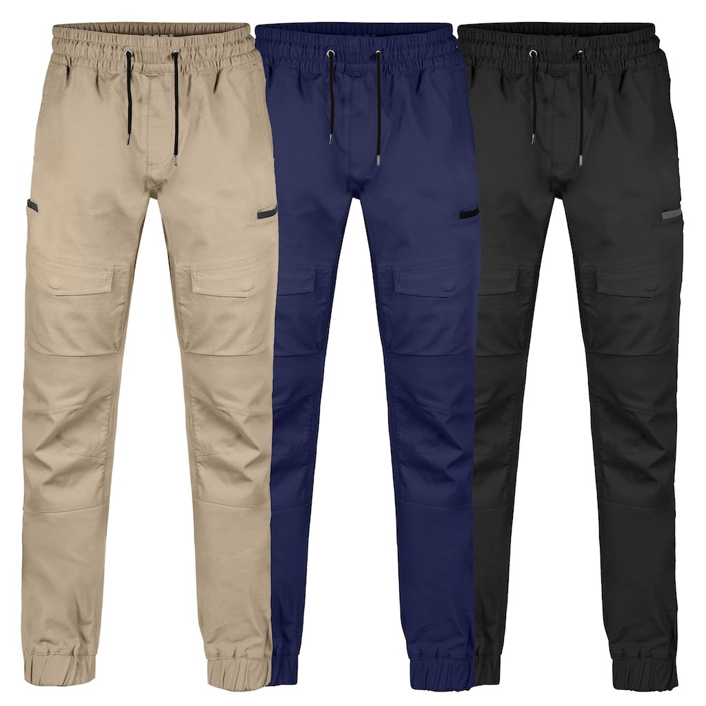 BAD SAVIOUR™ CUFFED ELASTIC WAIST WORK PANTS - BAD WORKWEAR