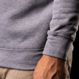 BAD TRADEMARK™ HEAVYWEIGHT FLEECE CREW SWEATER
