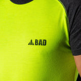 BAD® TRADEMARK RAGLAN HI-VIS S/S T-SHIRT