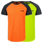 BAD® TRADEMARK RAGLAN HI-VIS S/S T-SHIRT - BAD WORKWEAR