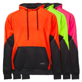 BAD WOMENS ESSENTIAL™ HI-VIS FLEECE HOODIE - BAD WORKWEAR