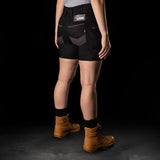BAD WOMENS SAVIOUR-PRO™ ELASTIC WAIST WORK SHORT SHORTS