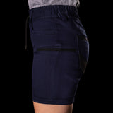 BAD WOMENS SAVIOUR-PRO™ ELASTIC WAIST WORK SHORT SHORTS