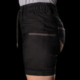 BAD WOMENS SAVIOUR-PRO™ ELASTIC WAIST WORK SHORT SHORTS