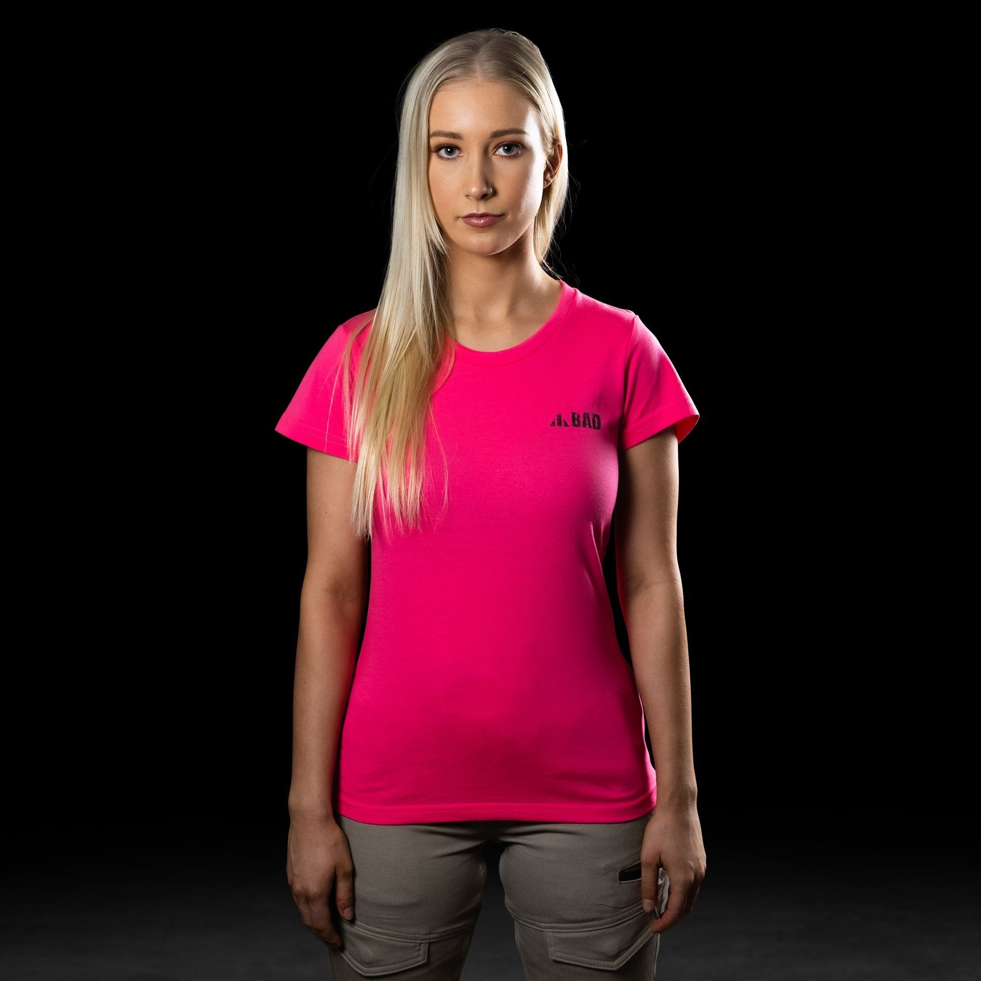 BAD® WOMENS TRADEMARK HI-VIS S/S T-SHIRT - BAD WORKWEAR