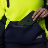 BAD WOMENS WATERPROOF RAIN-DEFEND™ HI-VIS FLEECE HOODIE
