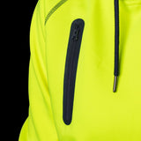 BAD WOMENS WATERPROOF RAIN-DEFEND™ HI-VIS FLEECE HOODIE