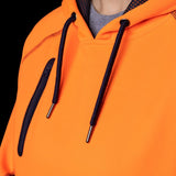 BAD WOMENS WATERPROOF RAIN-DEFEND™ HI-VIS FLEECE HOODIE